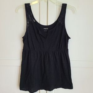 EXPRESS M Black Tank Top